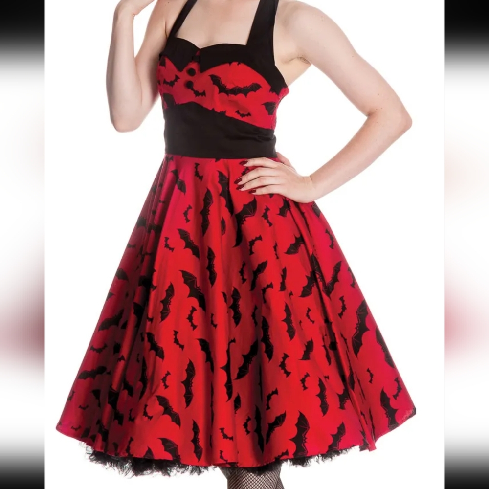 Hell Bunny Red & Black Dress